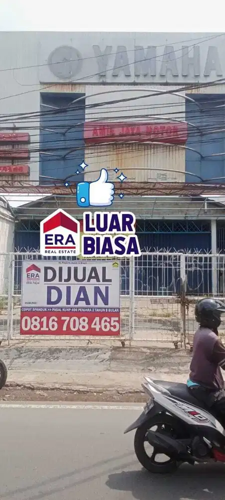 ex Showroom & Bioskop  Jl Raya Jakarta Bogor  Cisalak Sukmajaya Depok
