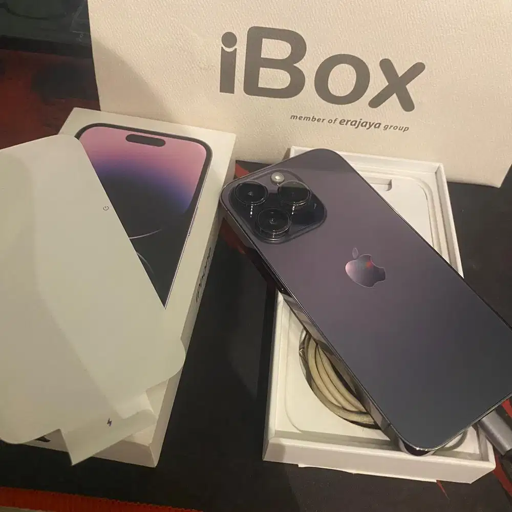 iphone 14 pro 128gb ibox deep purple bisa tuker tambah