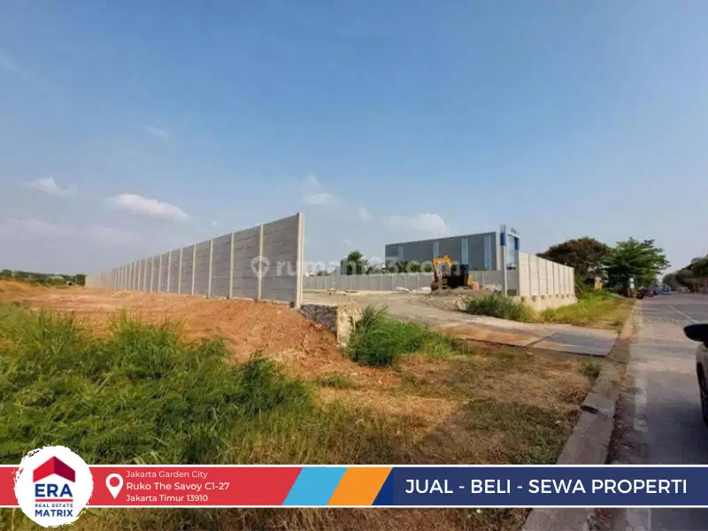 JUAL TANAH KAVLING KOMERSIAL HARAPAN INDAH BISA DIBANGUN 8 LANTAI