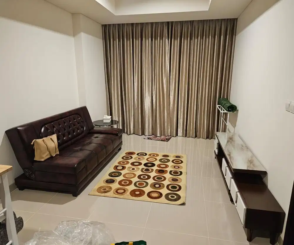 DISEWAKAN UNIT 1 BR APARTEMEN CLEON PARK, JGC, JAKARTA TIMUR