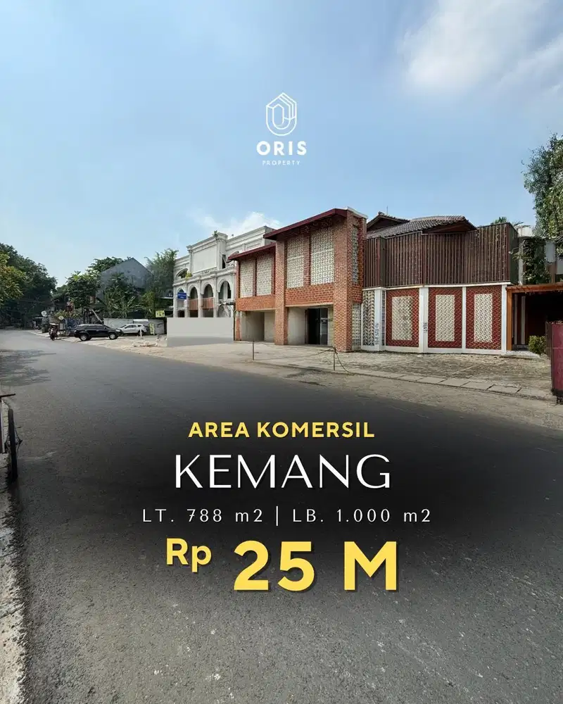 Turun Harga! For Sale Komersil Lokasi Jalan Raya, Cocok Untuk Usaha
