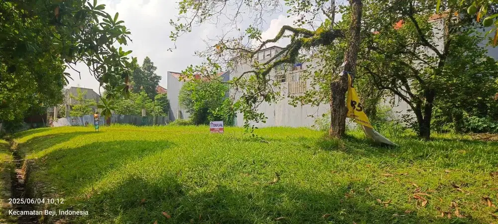 Di jual Tanah Murah di bawah NJOP Hook di Telaga Golf sawangan Depok.
