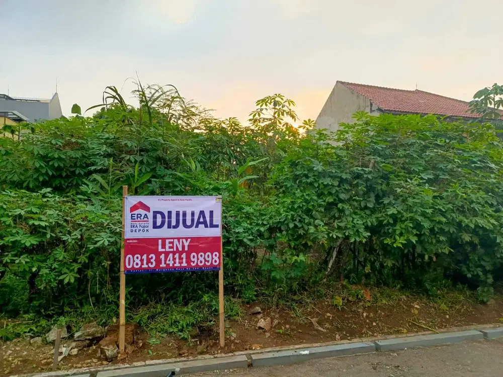 Dijual Tanah 2 Kavling di Kukusan dekat Kampus UI