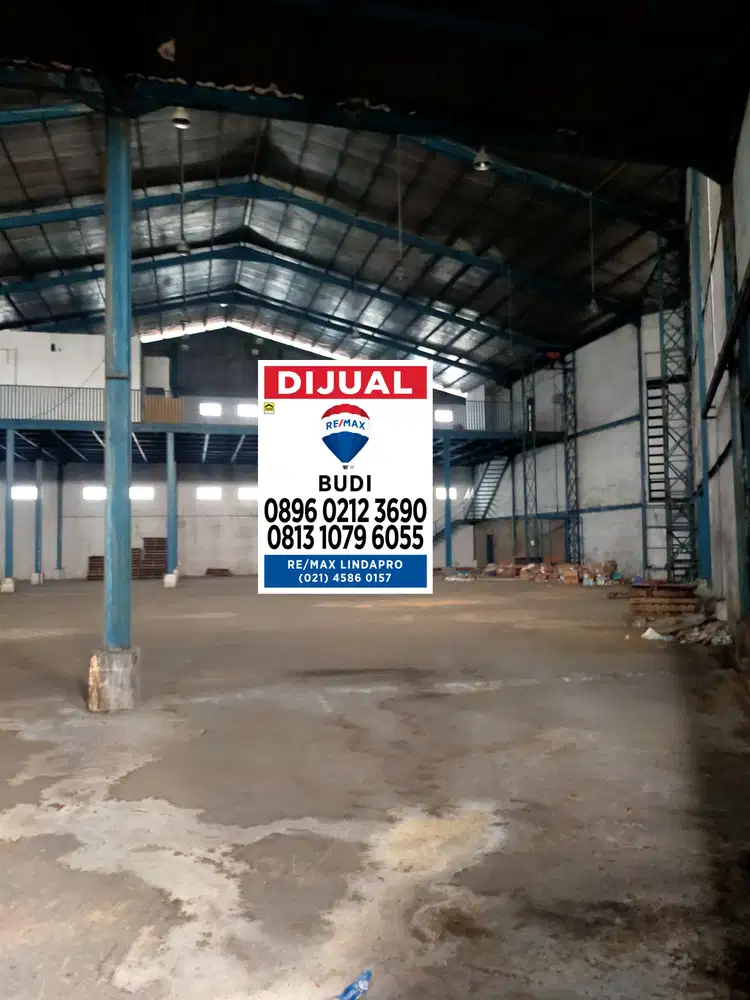 Dijual Gudang Lt 3640 M2 Lb 2720 M2 Kawasan Pulogadung Ada Office