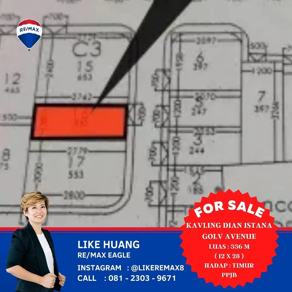 Kavling Murah Row Utama! Cocok Usaha / Hunian . Harga Nego!