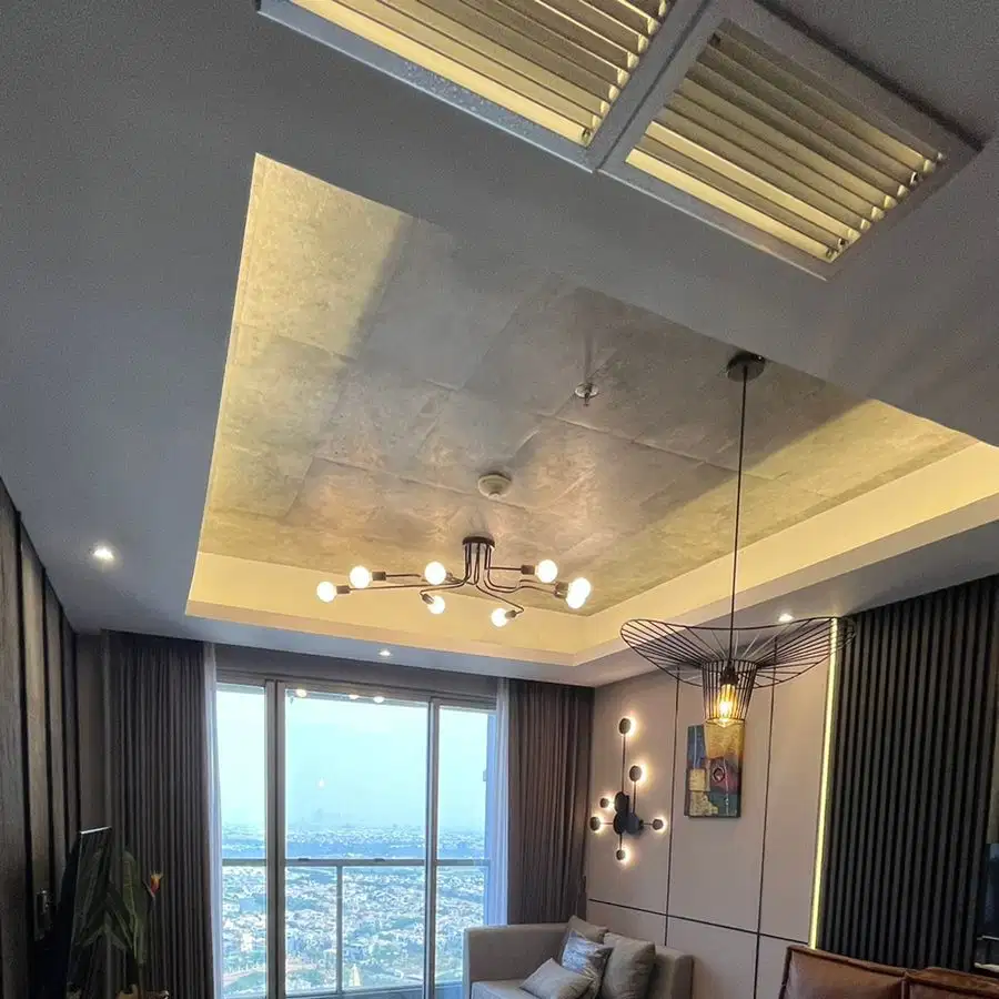 dijual 1BR Apartemen gold coast pik furnish interior design