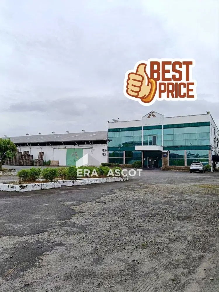 Gudang & Kantor Cuma 3,4 Km ke Tol Siap Pakai Jl. Kapten Sumarsono