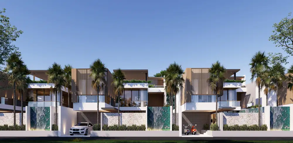 Villa Modern Tropis View Laut Biru Area Nusa Dua Type Sky