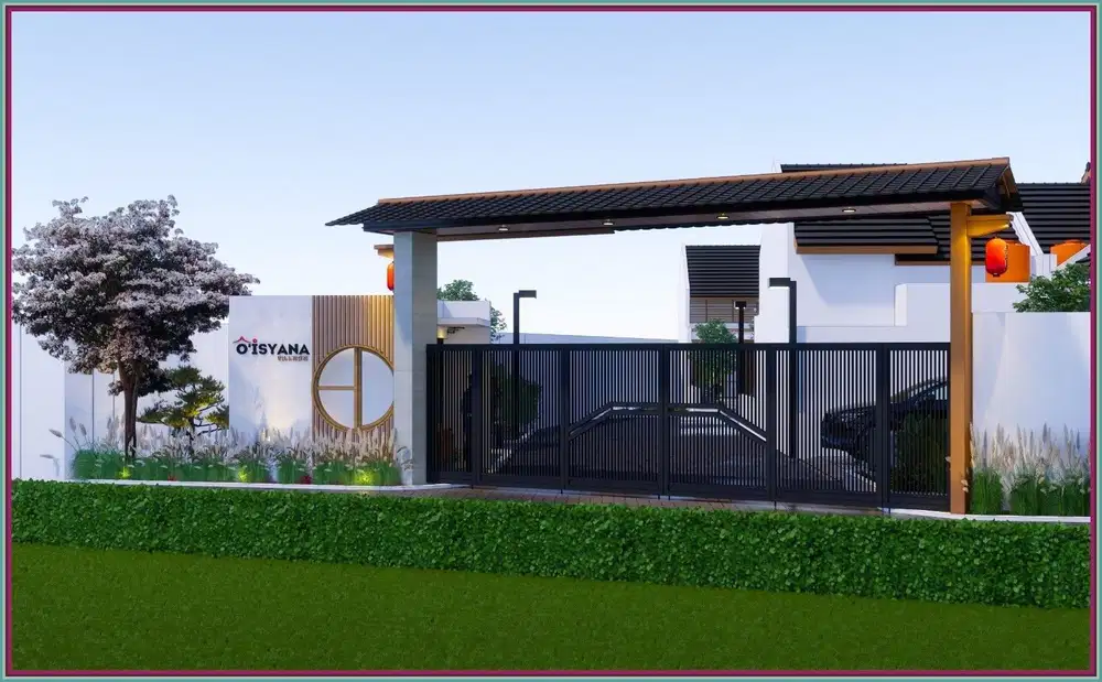 Rumah di Jogja Barat Desain Jepang Ada Taman Bermain Kulon Progo