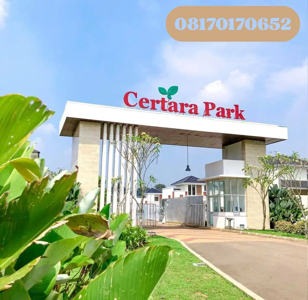 Disewakan rumah 1lt ada kitchen set di Certara Park - Citra Raya