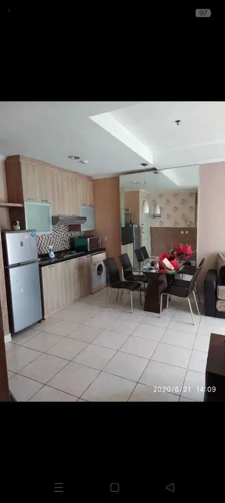 APARTEMEN SIAP HUNI CITY HOME MOI 2 BR FULL FURNISHED