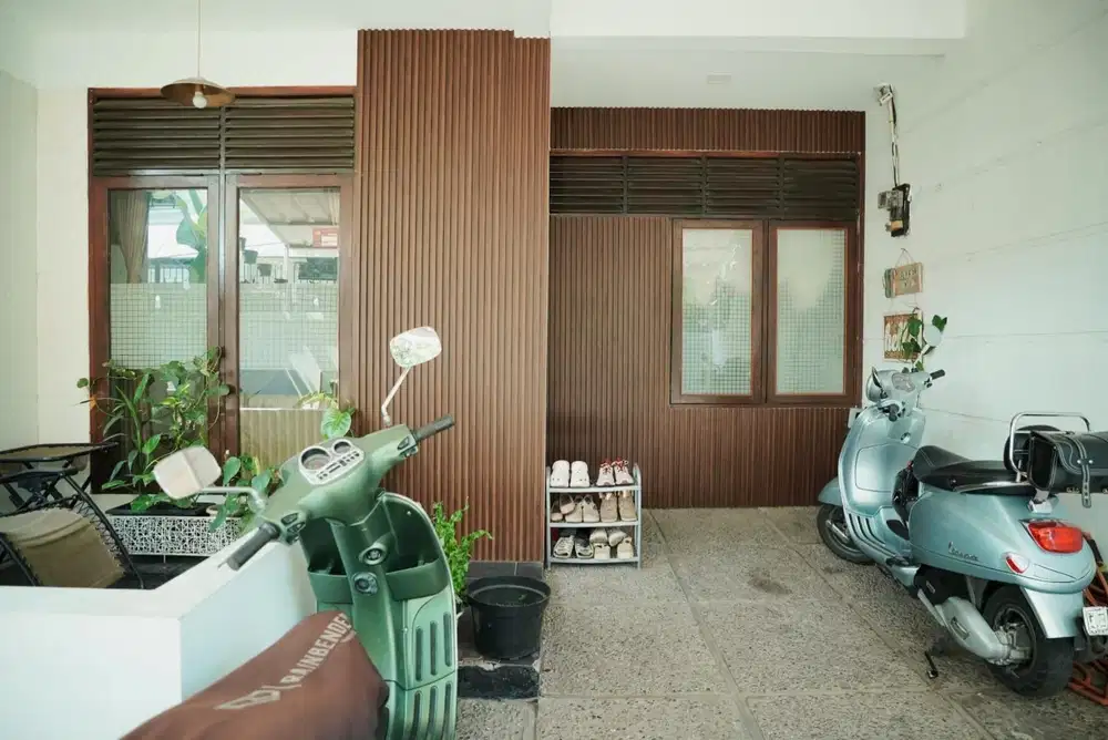 Rumah asri semi furnish harga oke pusat kota buah batu bandung