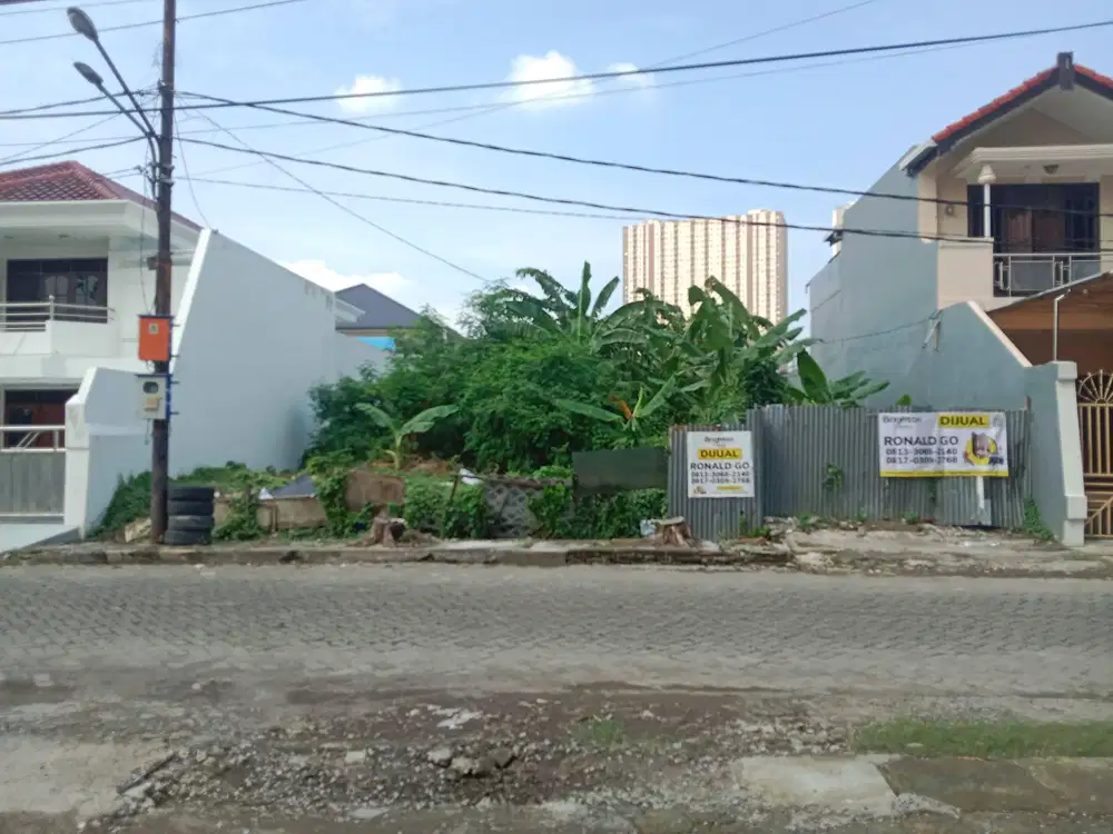 For Sale Tanah lokasi strategis dekat pusat kota  Villa Kalijudan
