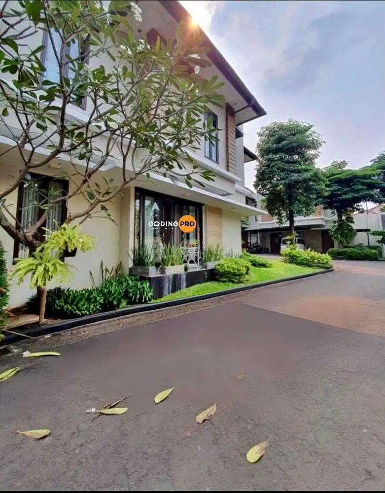 Dijual rumah hook dalam private cluster di area Bintaro sektor 9
