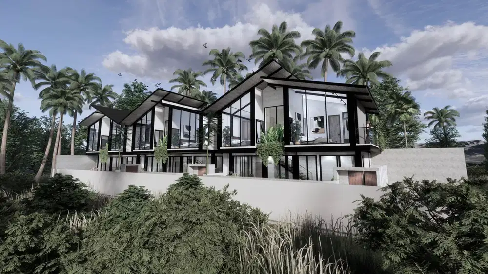 Sale villa baru 2lt ada pool lingk villa canggu berawa dekar pantai