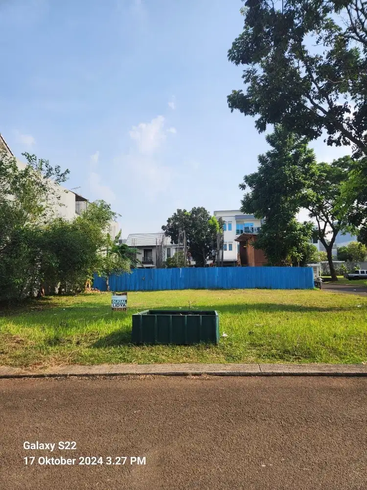 Dijual Kavling Exclusive di Alam Sutera cluster Palmyra