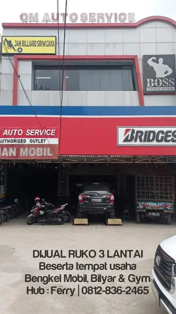 Ruko Dijual 3 Lantai Strategis Pinggir Jalan besar R Sukamto Depan Hotel Harper Palembang