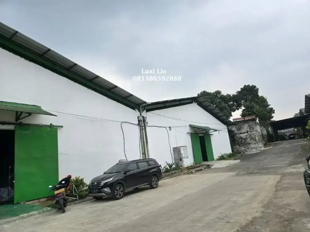 Gudang Cikupa Tangerang luas 1725m, akses kontainer