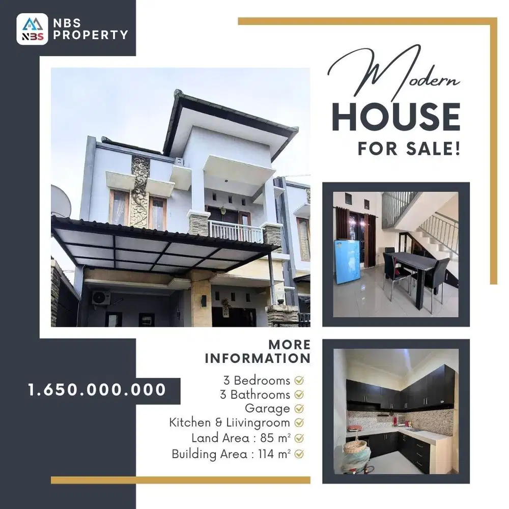 Dijual rumah 2 lantai  Masih terawat baik & siap huni Lokasi Densel