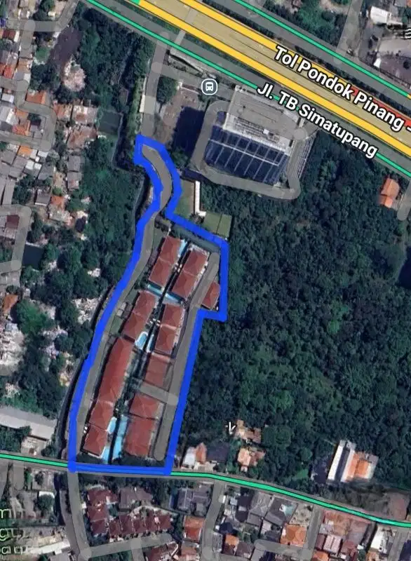 Lahan 65% dari NJOP 1.7ha Jl Kebagusan Pasar Minggu