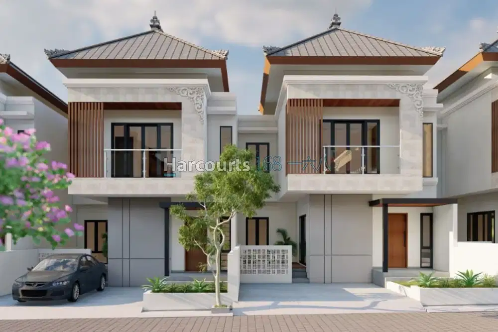 Rumah 2 Lantai Modern dengan Kolam Renang daerah Mumbul