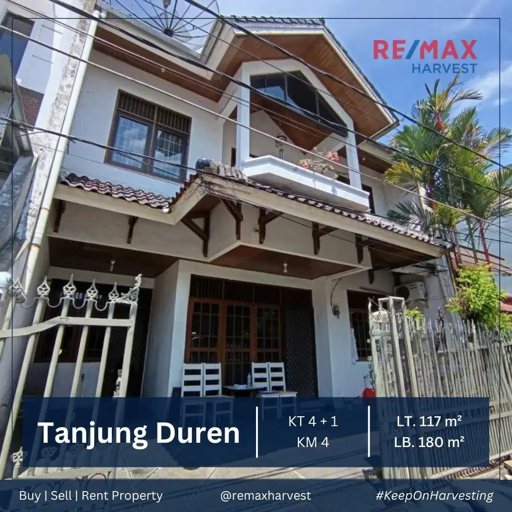 DIJUAL MURAH RUMAH SIAP HUNI DALAM KOMPLEK TANJUNG DUREN JAKARTA BARAT