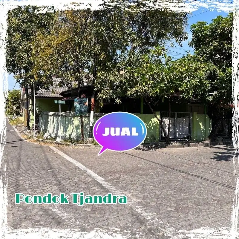 jual rumah hitung tanah pondok tjandra murah poll