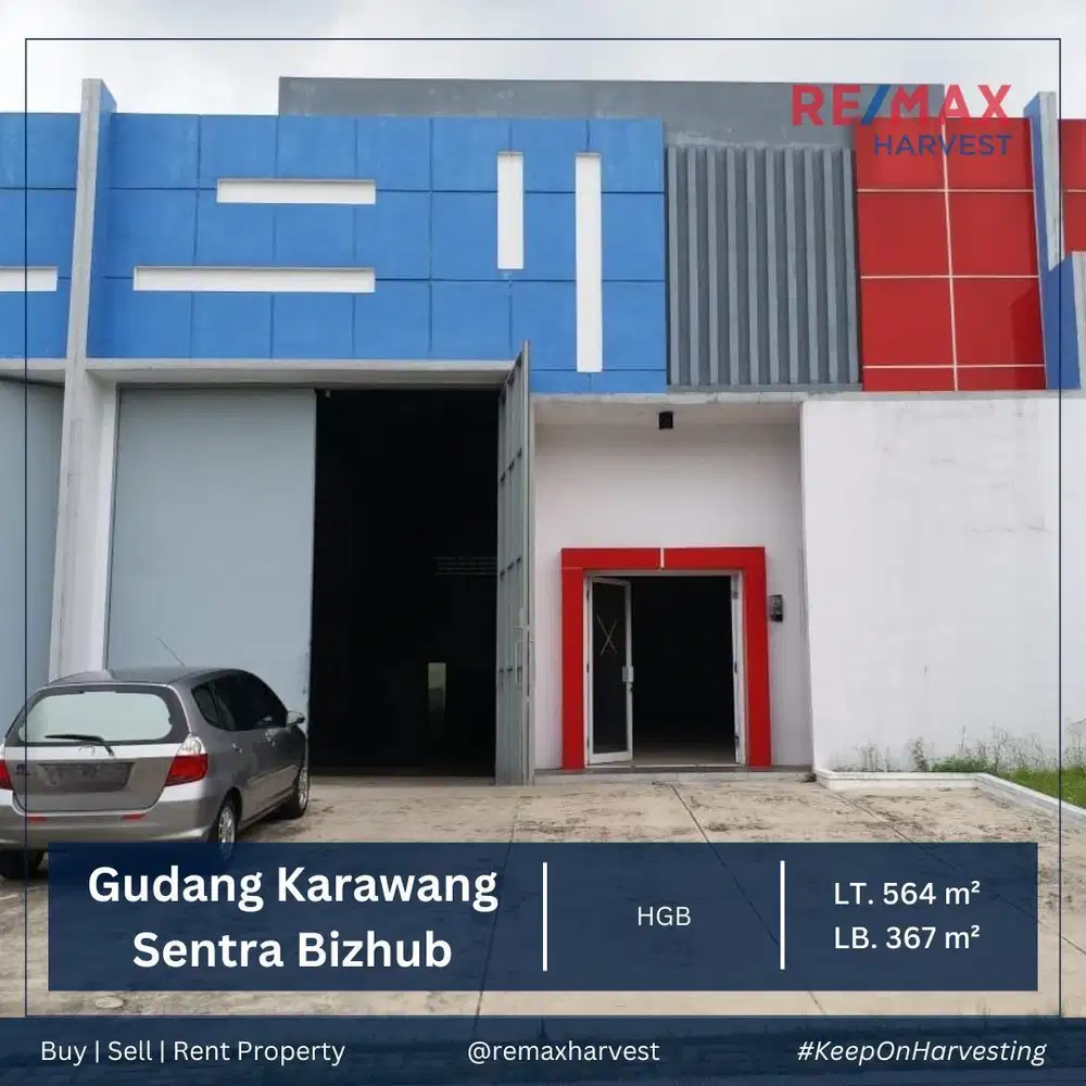DIJUAL HARGA RUGI GUDANG KARAWANG SENTRA BIZHUB TELUK JAMBE