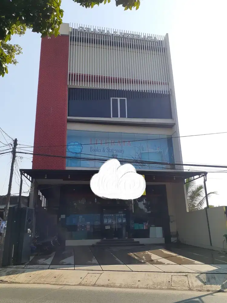 Gedung 4 Lantai,posisi strategis,Jl Parpostel,Kec Jatiasih,Bekasi