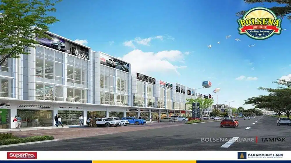 PROMO TERMURAH  RUKO BOLSENA SQUARE  DI GADING SERPONG