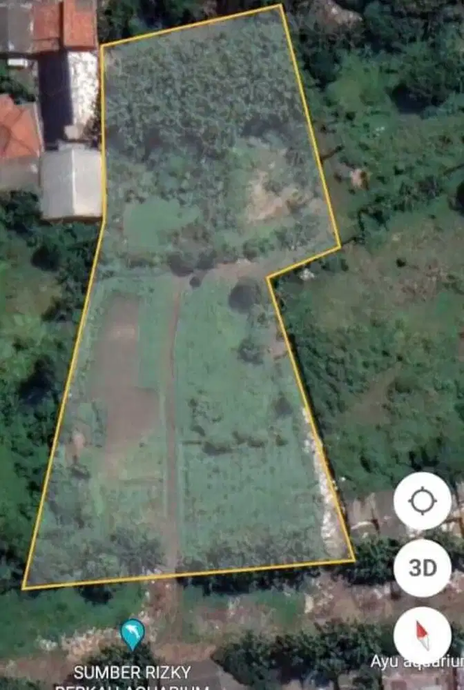 TANAH DI PONDOK CABE TANGSEL, HARGA BU (  1,9 juta / m2 ), AKSES MOBIL