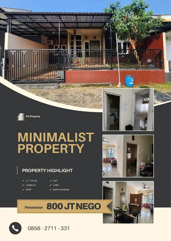 Minimalis Siap Huni Dalam Cluster Dekat Undip Kramas Tembalang