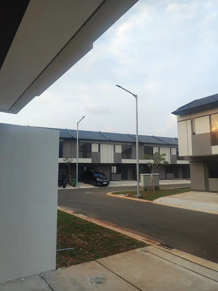 Sewa rumah baru murah park serpong