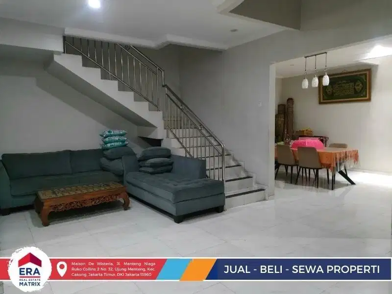 Jual rumah 5KT Siap Huni di Metland Menteng Cakung