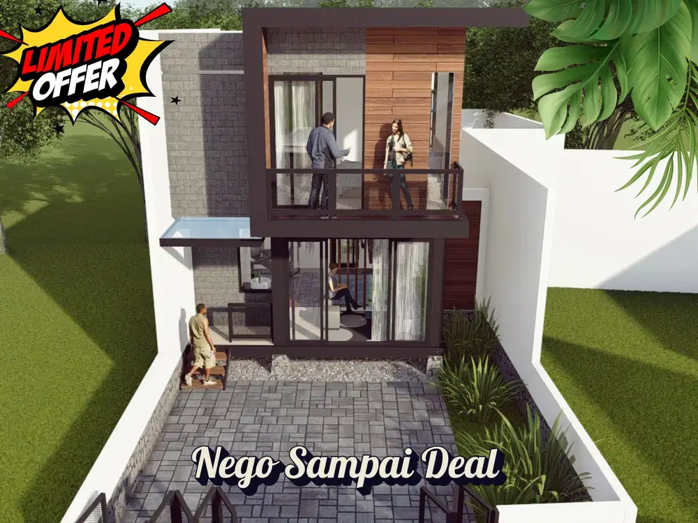 SEJUK BANGET! Rumah Halaman Luas dekat Kampus UPI SETIABUDI LEMBANG