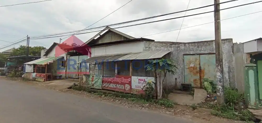 Gudang lokasi strategis lahan luas dekat Stasiun KA Singosari