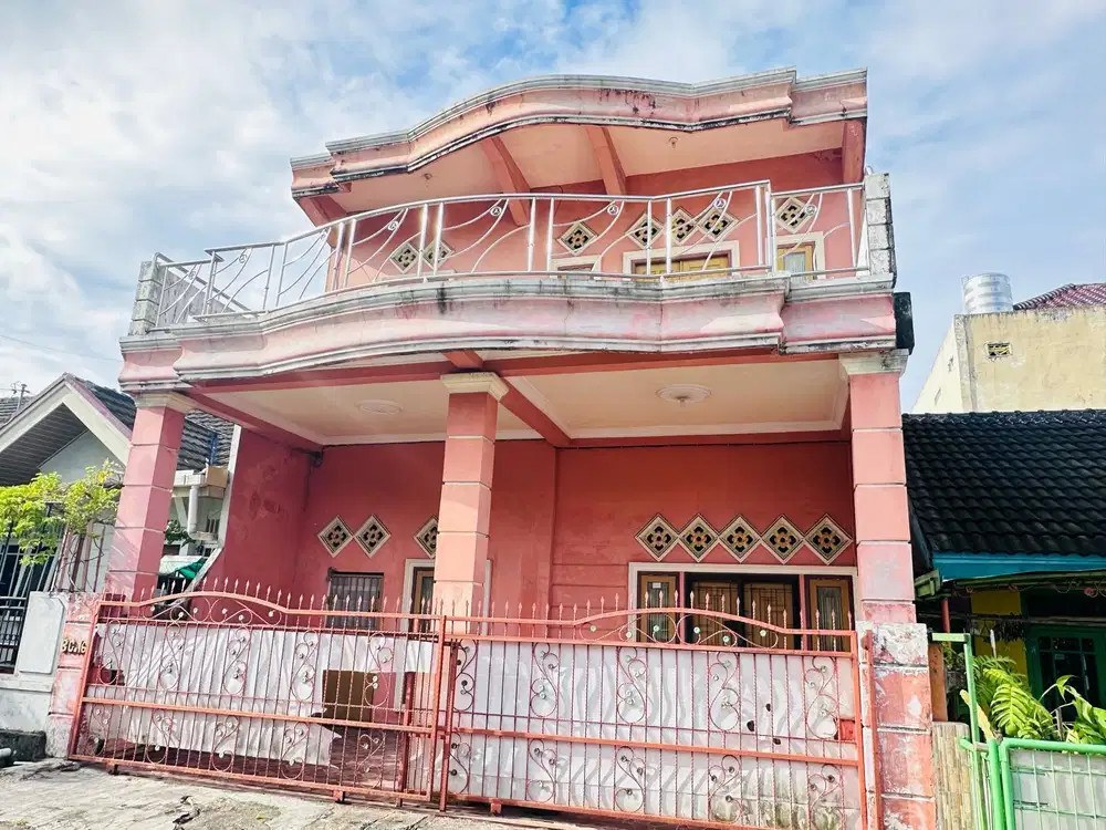 DIJUAL RUMAH 2 LANTAI KOMPLEK MASKAREBET PALEMBANG