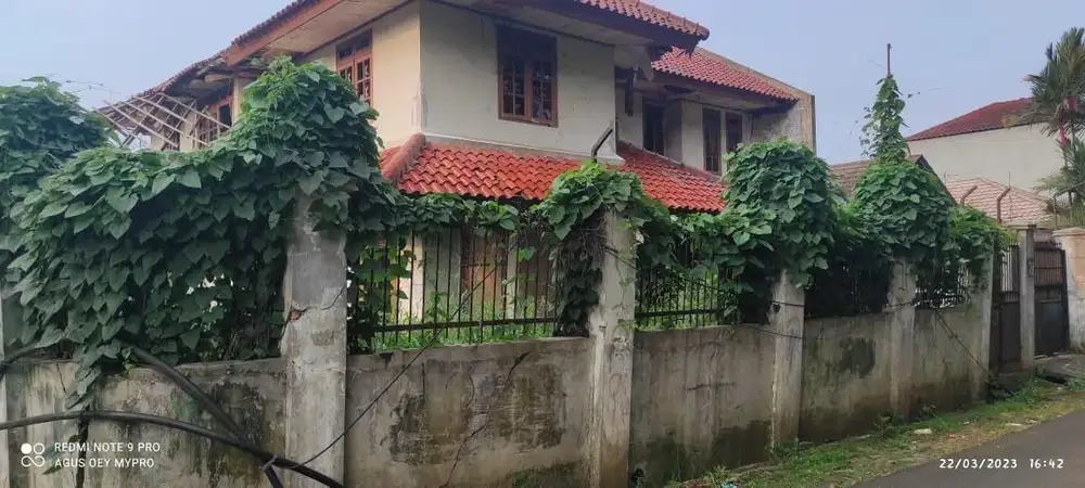 Rumah kramat jati murah hitung tanah 425 m2