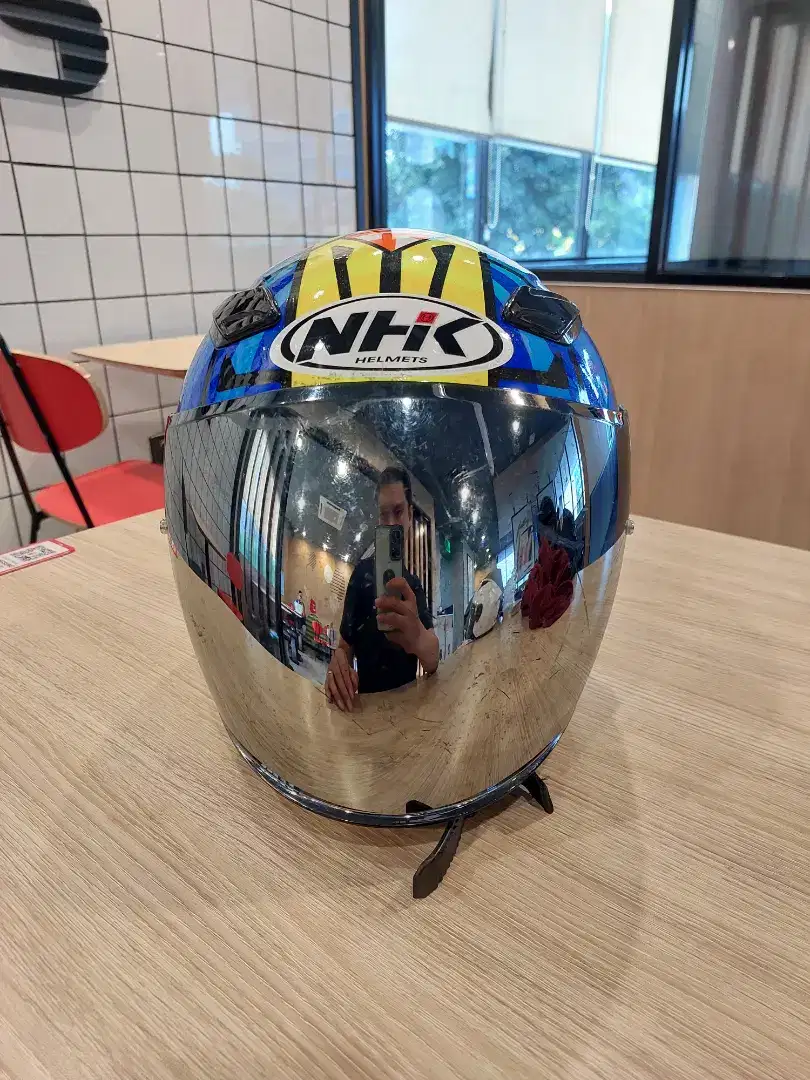 Helm NHK R1 Double Visor motif Tito Rabat size XL