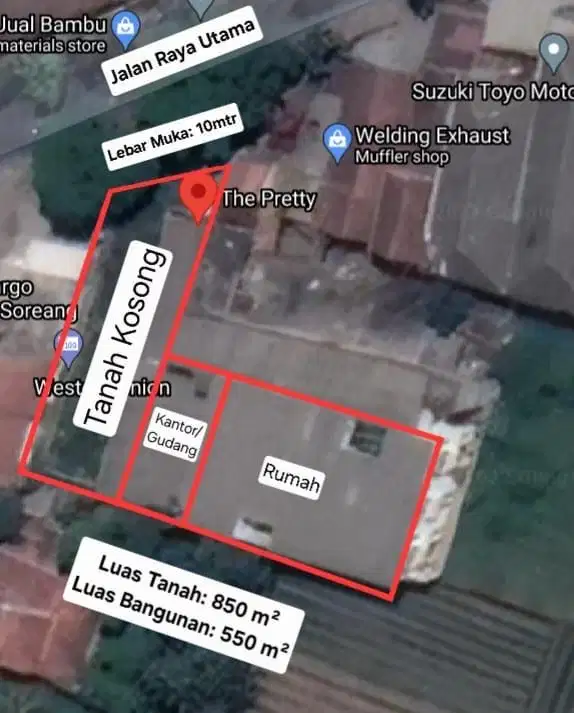 Raya soereang bandung komersial area