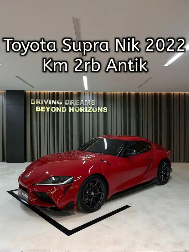Toyota GR Supra 3.0L Coupe AT 2023 Merah Km2rb Nik 2022 mdl 2021