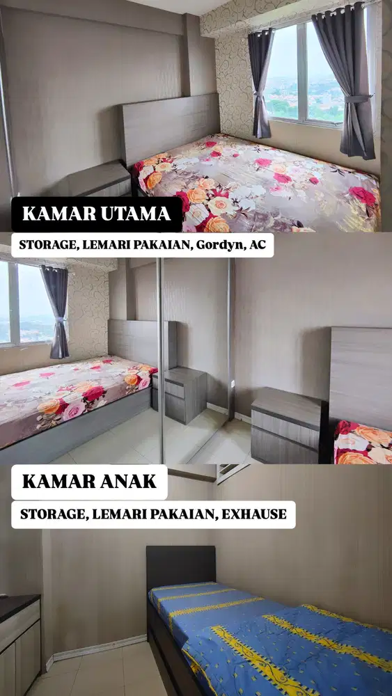 UNIT SEWA 2BR DAHLIA BASSURA CITY 4jtan/Bulan SIAP HUNI