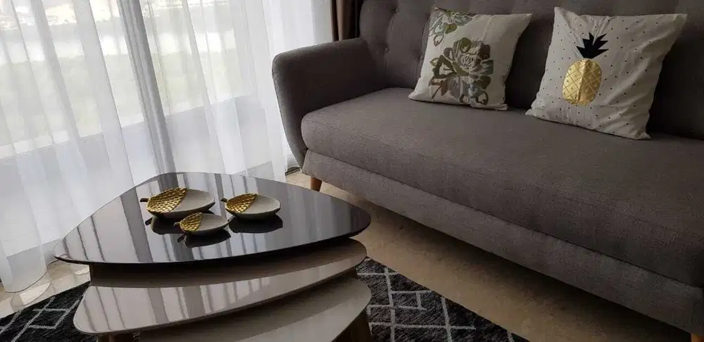 Disewakan Apartemen Gold Coast PIK, 1br furnish, ready September