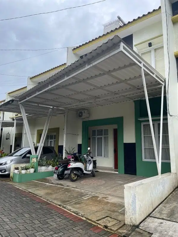 5 MENIT KE STASIUN LRT HARJAMUKTI  BANTING HARGA  Rumah Full furnished