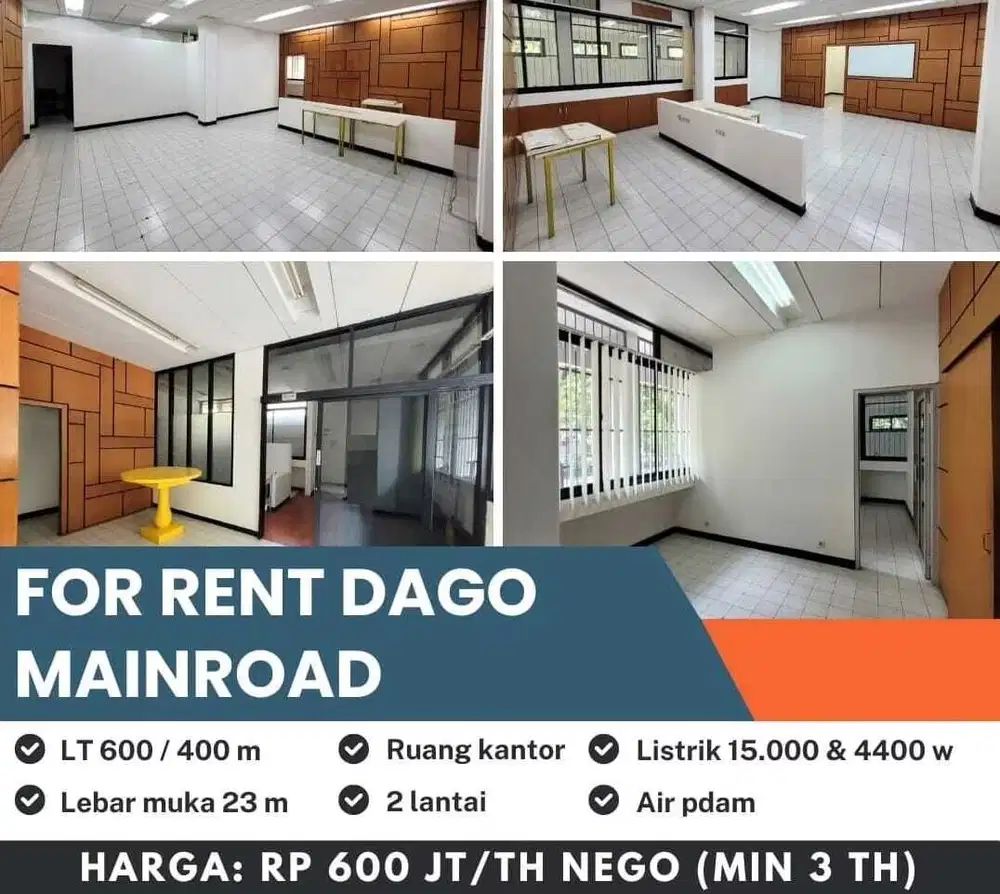 Termurah! Ruang Usaha di Dago Mainroad Bandung