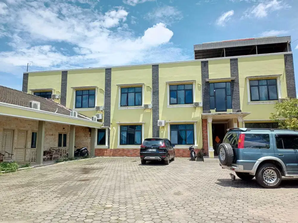 DIJUAL GEDUNG PENGINAPAN 34 KAMAR JALAN SOEKARNO HATTA PALEMBANG