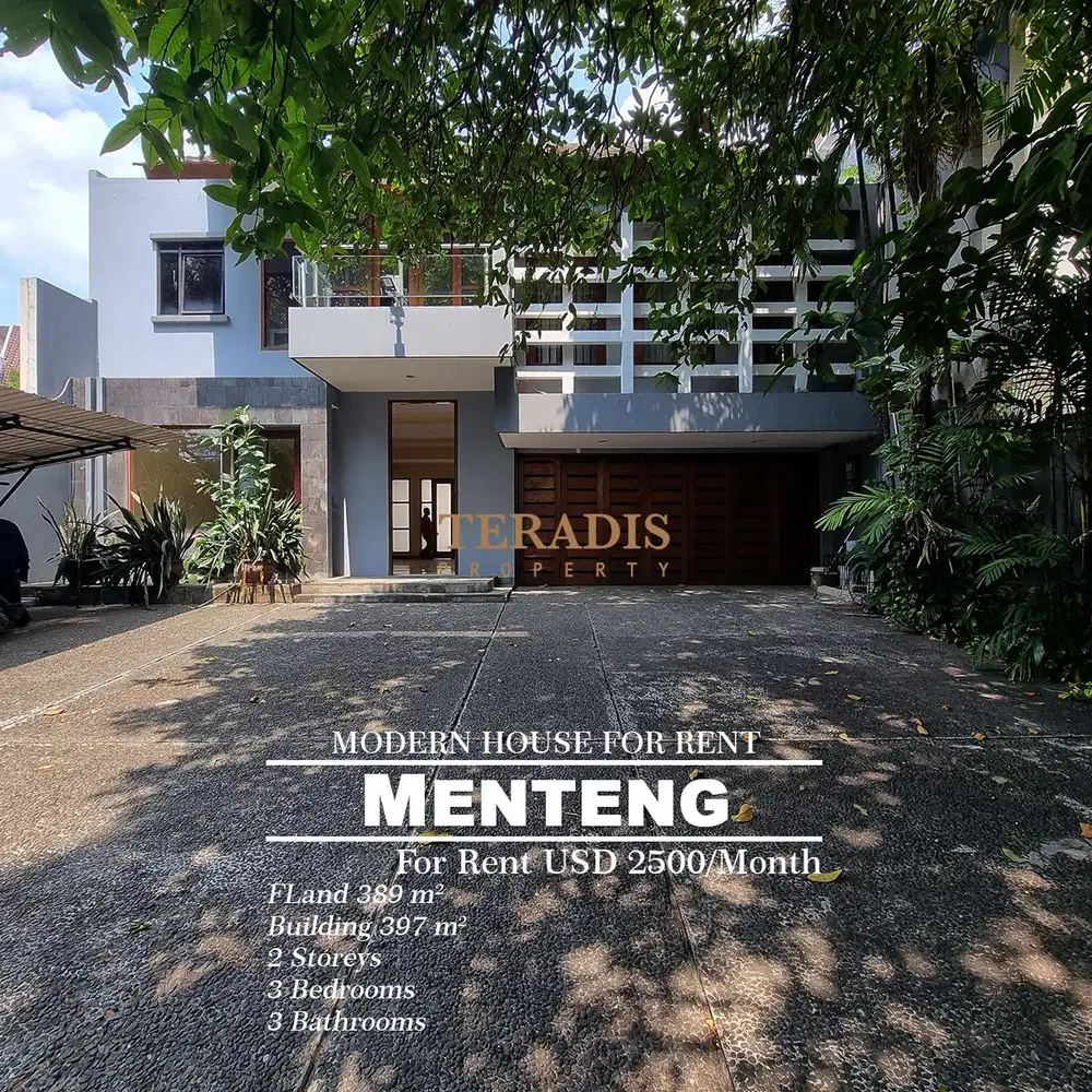 DISEWAKAN RUMAH DI KAWASAN MENTENG