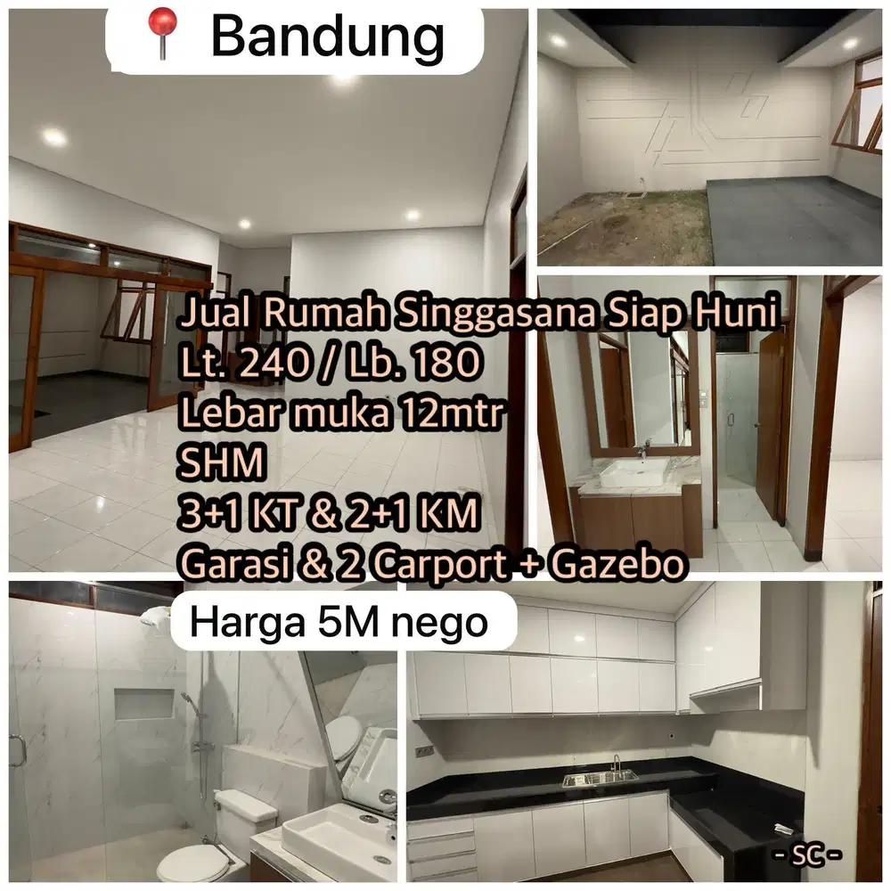 Termurah! Rumah Siap Huni di Singgasana Bandung