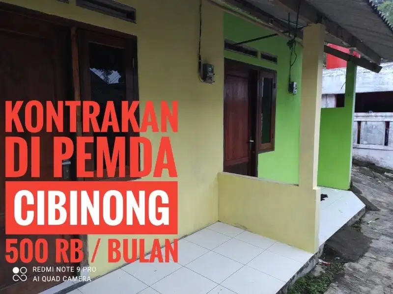 Kontrakan Siap Huni Lokasi Strategis di Cibinong