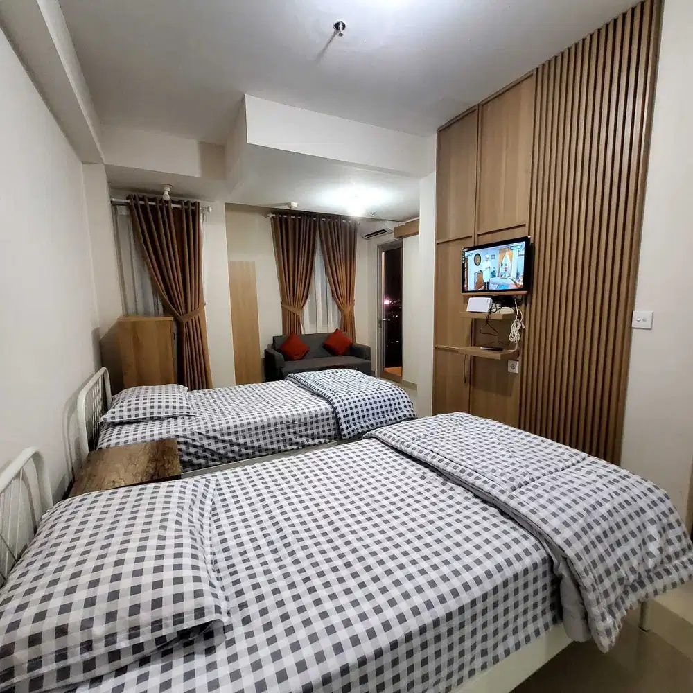 Dijual Apartemen Sudirman Suite furnished type 2 BR jadi 1 BR